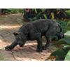 Design Toscano Shadowed Predator Black Panther Garden Statue, Medium 26 Inch, Polyresin, Black(Medium)