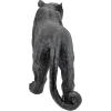 Design Toscano Shadowed Predator Black Panther Garden Statue, Medium 26 Inch, Polyresin, Black(Small)