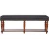 Design Toscano Sheraton Neoclassical Bench Collection Stool, Cherry(Bench)
