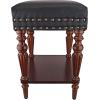 Design Toscano Sheraton Neoclassical Bench Collection Stool, Cherry(Stool)