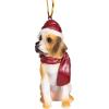 Design Toscano Siberian Husky Holiday Dog Christmas Tree Ornament Xmas Decorations, 3 Inch, Full Color(Beagle)