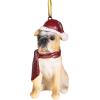 Design Toscano Siberian Husky Holiday Dog Christmas Tree Ornament Xmas Decorations, 3 Inch, Full Color(Bulldog)