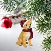 Design Toscano Siberian Husky Holiday Dog Christmas Tree Ornament Xmas Decorations, 3 Inch, Full Color(Chihuahua)