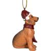 Design Toscano Siberian Husky Holiday Dog Christmas Tree Ornament Xmas Decorations, 3 Inch, Full Color(Dachshund)