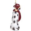 Design Toscano Siberian Husky Holiday Dog Christmas Tree Ornament Xmas Decorations, 3 Inch, Full Color(Dalmatian)