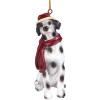 Design Toscano Siberian Husky Holiday Dog Christmas Tree Ornament Xmas Decorations, 3 Inch, Full Color(Dalmatian)