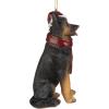 Design Toscano Siberian Husky Holiday Dog Christmas Tree Ornament Xmas Decorations, 3 Inch, Full Color(German Shepherd)