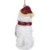 Design Toscano Siberian Husky Holiday Dog Christmas Tree Ornament Xmas Decorations, 3 Inch, Full Color(Maltese)