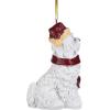 Design Toscano Siberian Husky Holiday Dog Christmas Tree Ornament Xmas Decorations, 3 Inch, Full Color(Maltese)