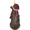 Design Toscano Siberian Husky Holiday Dog Christmas Tree Ornament Xmas Decorations, 3 Inch, Full Color(Pitbull)