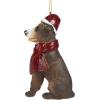 Design Toscano Siberian Husky Holiday Dog Christmas Tree Ornament Xmas Decorations, 3 Inch, Full Color(Pitbull)