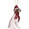 Design Toscano Siberian Husky Holiday Dog Christmas Tree Ornament Xmas Decorations, 3 Inch, Full Color(Pointer)