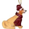 Design Toscano Siberian Husky Holiday Dog Christmas Tree Ornament Xmas Decorations, 3 Inch, Full Color(Welsh Corgi)