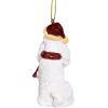 Design Toscano Siberian Husky Holiday Dog Christmas Tree Ornament Xmas Decorations, 3 Inch, Full Color(White Poodle)