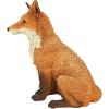 Design Toscano Simon The Woodland Fox Indoor/Outdoor Garden Statue for Patio, Pool or Lawn, 18 Inch Tall, Cast Stone Resin, Red Orange Paint(Simon)