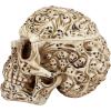 Design Toscano Skull’s Soul Ghosts Jewelry Stash Box Halloween Decor, 4 inches wide, 6 inches tall, Cast Stone Resin, Full Color Paint