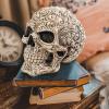 Design Toscano Skull’s Soul Ghosts Jewelry Stash Box Halloween Decor, 4 inches wide, 6 inches tall, Cast Stone Resin, Full Color Paint