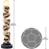 Design Toscano Skulls Spire Lighted Sculpture 27 Inch