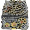 Design Toscano Steampunk Cog and Turbine Gearbox, Single, Pewter Twin