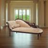 Design Toscano Swan Fainting Left Version Couch, 73″, walnut