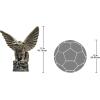 Design Toscano T-Rex Dinosaur Skull Fossil Statue on Museum Mount(Chained Cathedral Gargoyle)