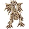 Design Toscano T-Rex Dinosaur Skull Fossil Statue on Museum Mount(Gothic Dragon Skeleton)