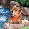 Design Toscano T-Rex Dinosaur Skull Fossil Statue on Museum Mount(Scaled Jurassic Pterodactyl Dinosaur)