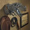Design Toscano T-Rex Dinosaur Skull Fossil Statue on Museum Mount(T-Rex Skeleton)