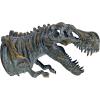Design Toscano T-Rex Dinosaur Skull Fossil Statue on Museum Mount(T-Rex Skeleton)
