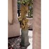 Design Toscano T-Rex Dinosaur Skull Fossil Statue on Museum Mount(Talysus the Terrible Gargoyle)