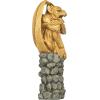 Design Toscano T-Rex Dinosaur Skull Fossil Statue on Museum Mount(Traditional)