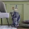 Design Toscano The Gothic Dragon of Netherley Boggs Sculptural Side Table, 14.5 in x 13.5 in x 20.5 in, Greystone Finish