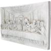 Design Toscano The Last Supper Religious Wall Plaque Sculpture, 23 Inch Wide, 12 Inch Tall, Cast Stone Resin, Antique Stone Finish(By Da Vinci)