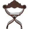 Design Toscano The Savonarola Chair: Set of Two, Cherry(Set of 2)