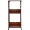 Design Toscano Thomas Aquinas Gothic Tracery Bookcase Side Table, 15 inches Wide, 31 inches Tall, Hardwood, Walnut Finish(Rectangular)