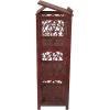Design Toscano Thomas Aquinas Gothic Tracery Bookstand Library Display Stand, 20 inches wide, 43 inches tall, Hardwood, Walnut Finish