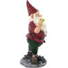 Design Toscano Tower of Three Gnomes and Frog Statue(Birdy and Spader)