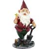 Design Toscano Tower of Three Gnomes and Frog Statue(Birdy and Spader)