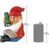 Design Toscano Tower of Three Gnomes and Frog Statue(Flashlight Freddie)