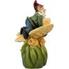 Design Toscano Tower of Three Gnomes and Frog Statue(On A Butterfly Back)