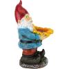 Design Toscano Tower of Three Gnomes and Frog Statue(Sunflower Sammy)
