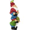 Design Toscano Tower of Three Gnomes and Frog Statue(Tower Of 3 And A Frog)