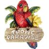 Design Toscano Tropic Parrot Paradise Wall Sculpture 10 Inch