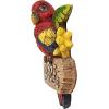Design Toscano Tropic Parrot Paradise Wall Sculpture 10 Inch