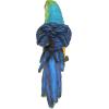 Design Toscano Tropical Scarlet Macaws Wall Sculpture, 22 Inch, Polyresin, Full Color(Mortimer The Macaw Tropical Parrot Statue)
