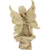 Design Toscano Twinkle Toes Fairy Garden Statue, 13 Inch, Polyresin, Ancient Ivory
