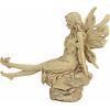Design Toscano Twinkle Toes Fairy Garden Statue, 13 Inch, Polyresin, Ancient Ivory