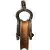 Design Toscano Vintage Cast Iron and Wood Wheel Farm Pulley: Medium(Medium)
