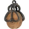 Design Toscano Vintage Cast Iron and Wood Wheel Farm Pulley: Medium(Medium)