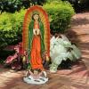 Design Toscano Virgin of Guadalupe Religious Garden Statue, 33 Inch, Large, Resin, Full Color Finish(Large)